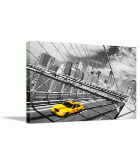 Tablou canvas New York City and taxi cab