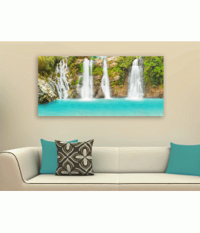 Tablou canvas Waterfall panorama